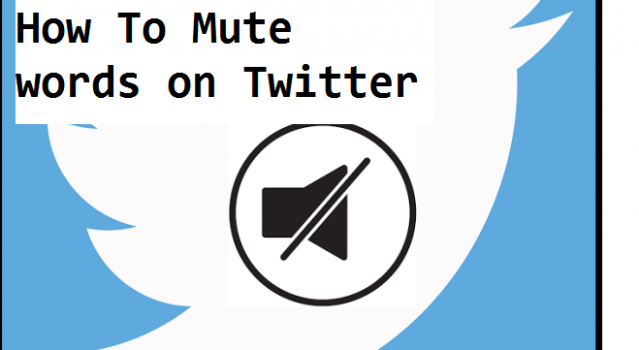 How To Mute Words On Twitter