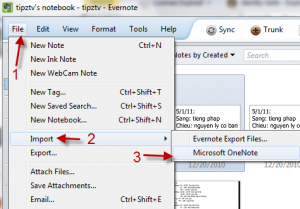 import evernote to onenote windows