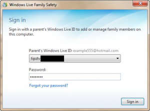 windows live family safety monitor