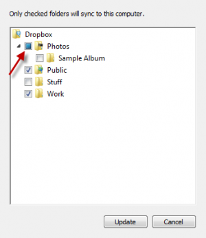 sync folders with dropbox