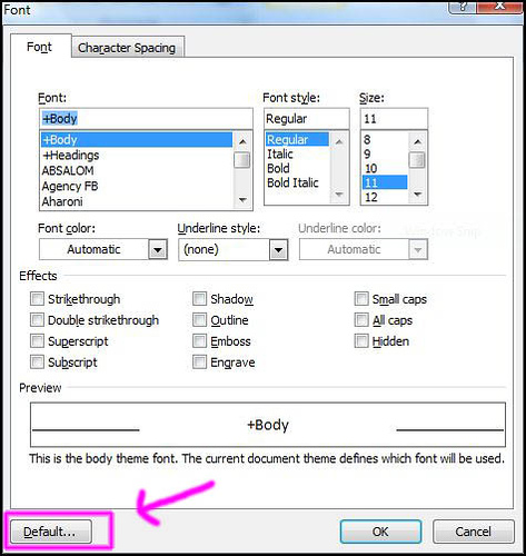 How To Change The Default Font In Microsoft Word Vrogue