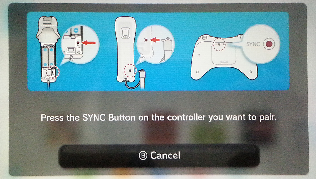 how to sync a wii remote to the wii u