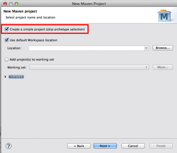 Create A New Maven Project In Eclipse