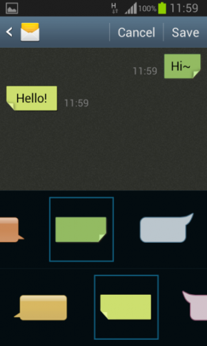 Samsung Android: Customize Messaging App Theme