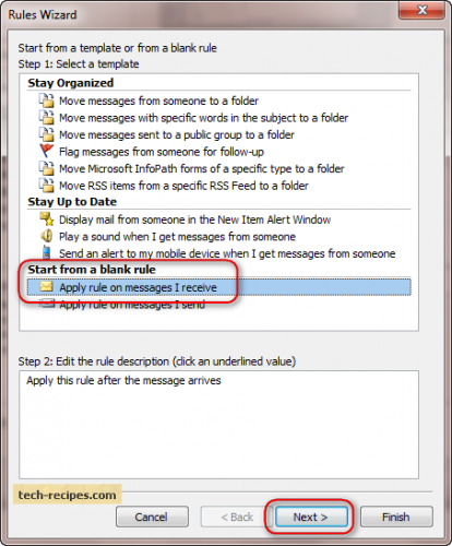 Microsoft Outlook New Mail Desktop Alert For Subfolders 8412