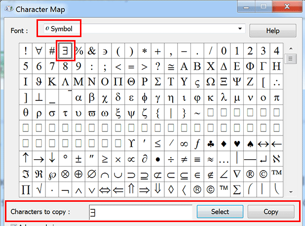 How To Create The Backwards E Or The Existential Quantifier Symbol