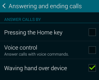 How Do I Answer Calls Without Touching the Screen on My Samsung Phone?