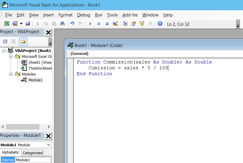 How To Write A Custom Function In Microsoft Excel