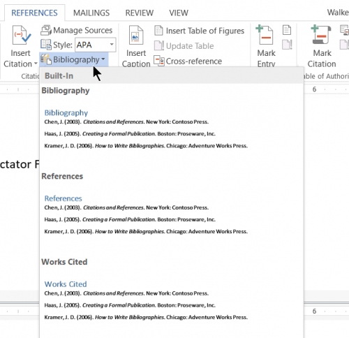 how to insert citation from endnote in word