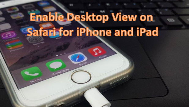 iphone desktop view safari