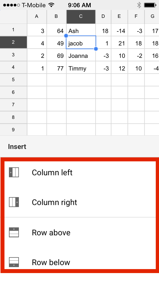 How To Add Delete Columns And Rows In Google Sheets