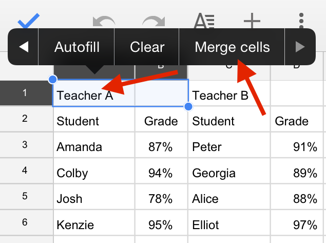  How To Merge Cells In Google Sheets Mobile 