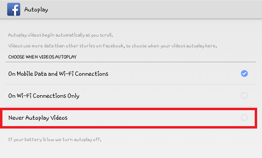 How To Stop Facebook From Autoplay On Phone
