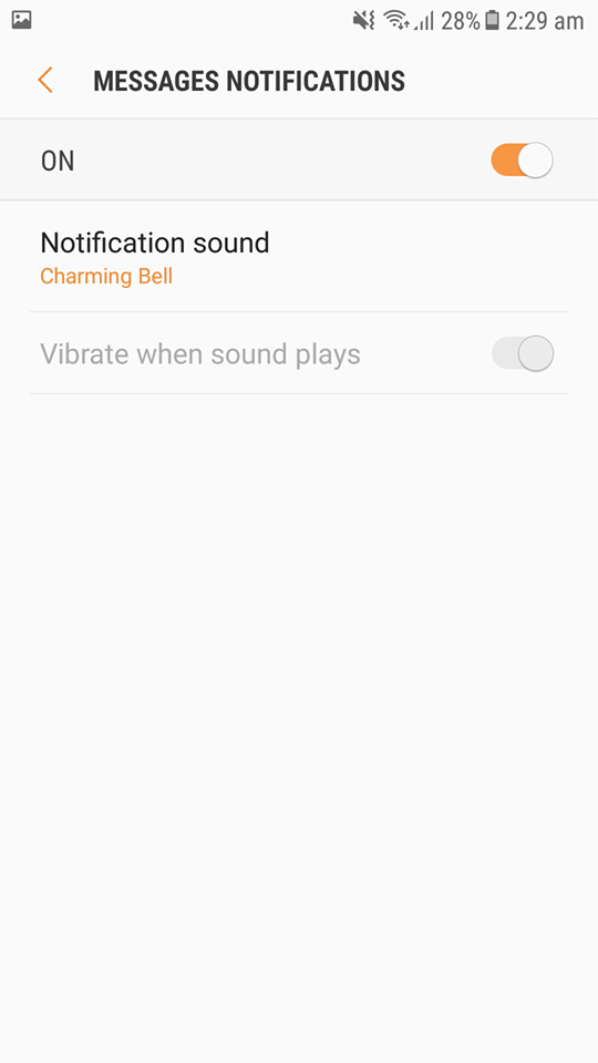 android notification sound
