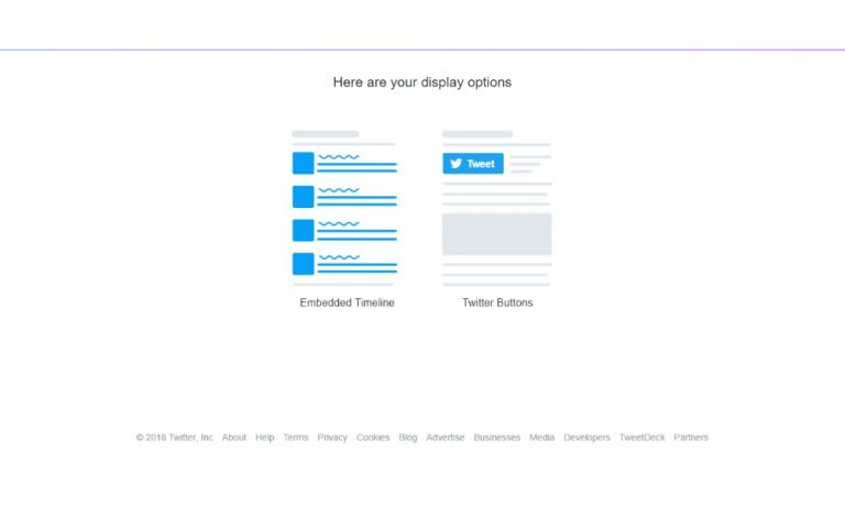 adding twitter feed to website