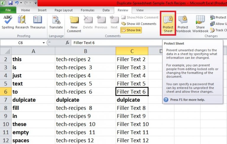 if then formula excel on current sheet