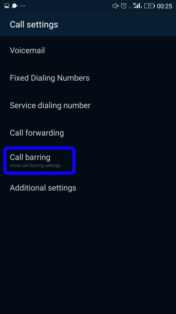 all incoming call block code android