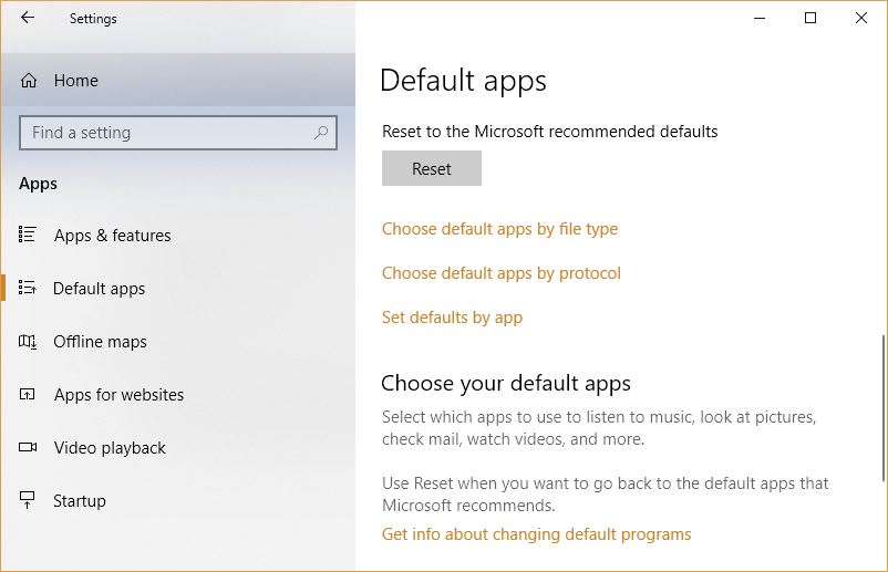 How To Change Default Applications On Windows 10