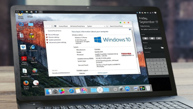 make windows 10 cleaner looking like mac