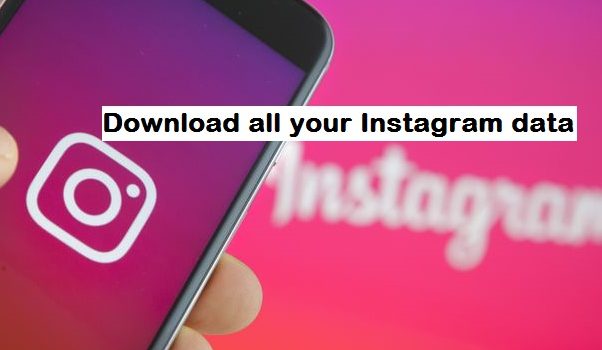 instagram download data