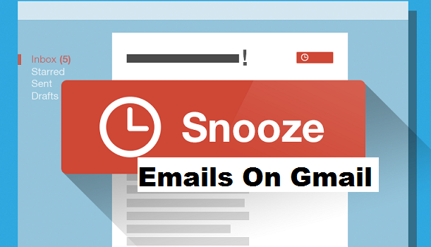 gmail display snooze menu