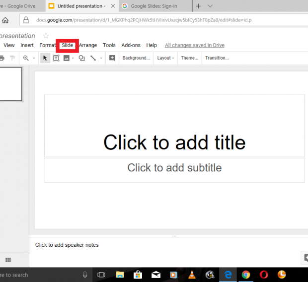 How To Change Background On Google Slide