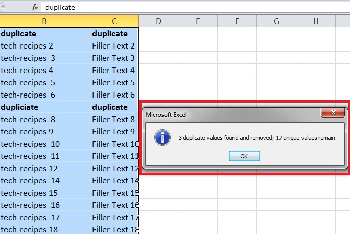 How to Remove Duplicates in Excel