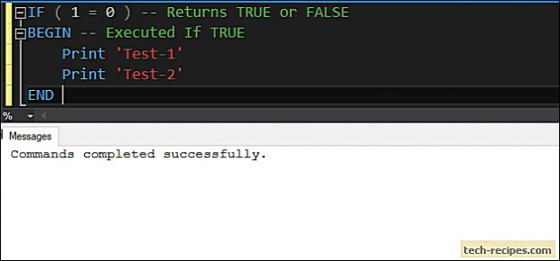 How To Use IF ELSE Statement In SQL Server