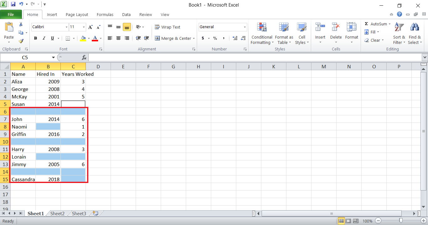 How to Remove Blank Rows in Excel Instantly [Easy Steps]