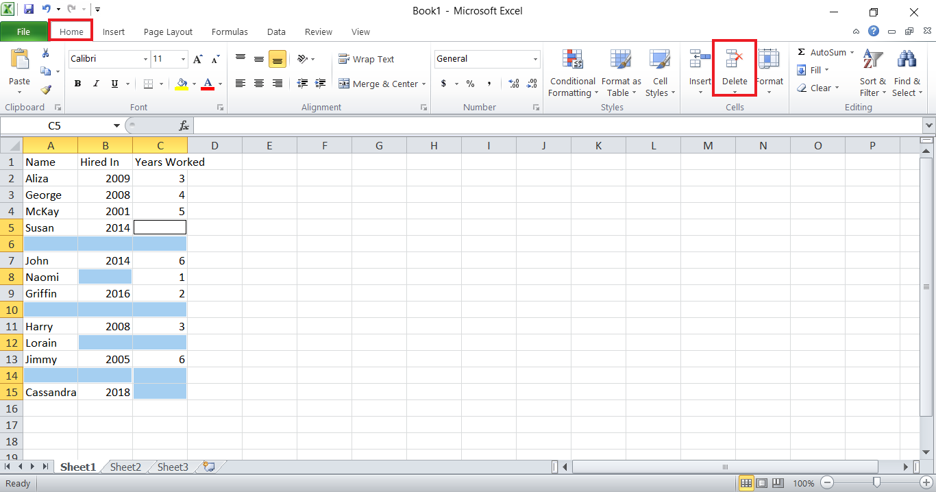 How to Remove Blank Rows in Excel Instantly [Easy Steps]