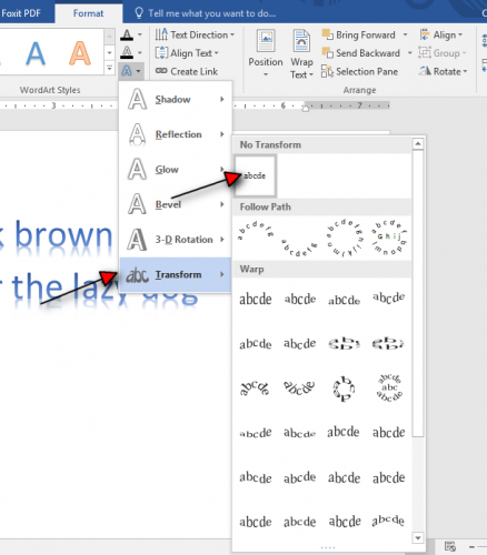 How To Arch Your Text In Word Bend Your Words With WordArt Magic