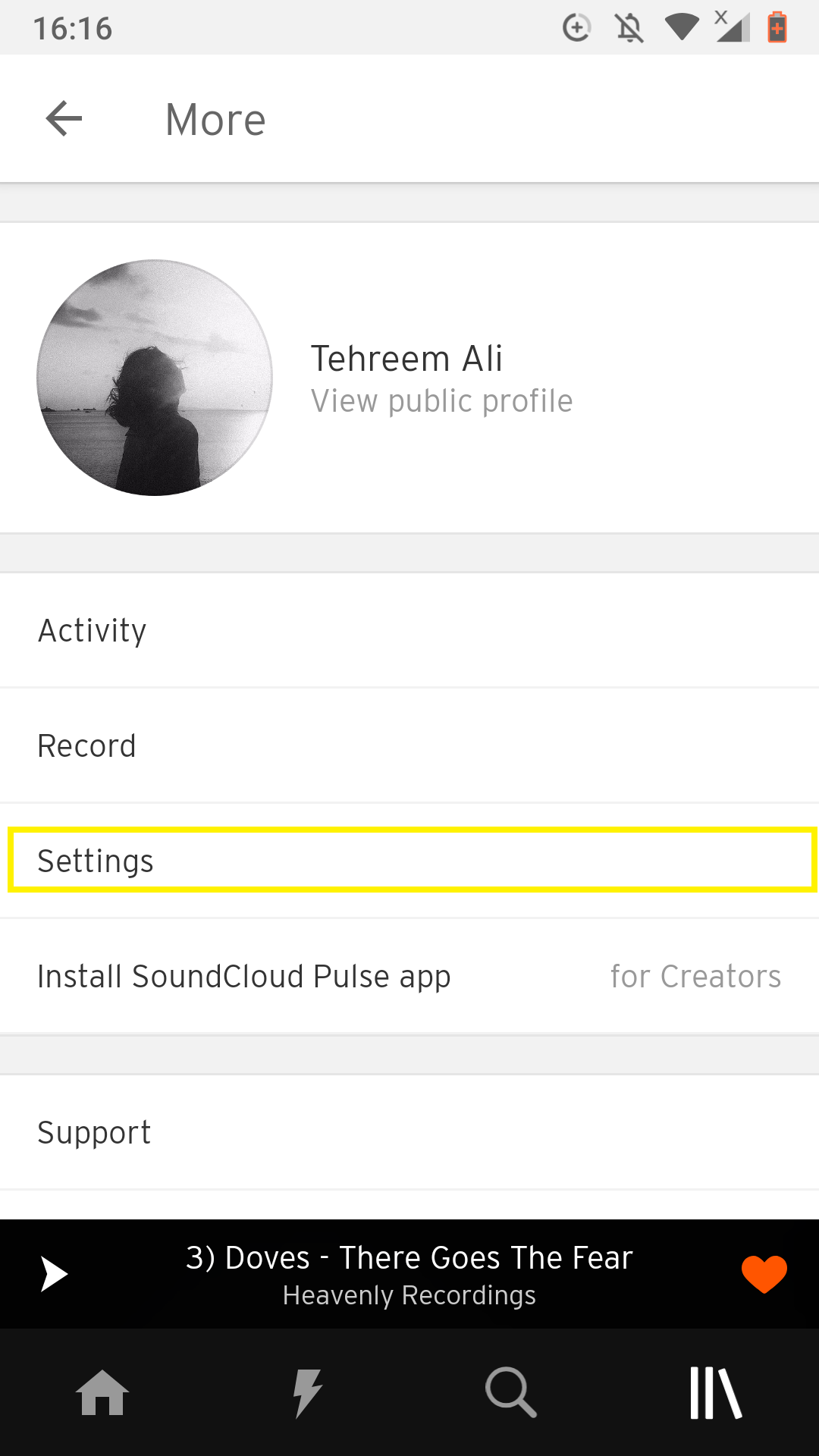 How to Turn on Dark Mode on the SoundCloud Android App