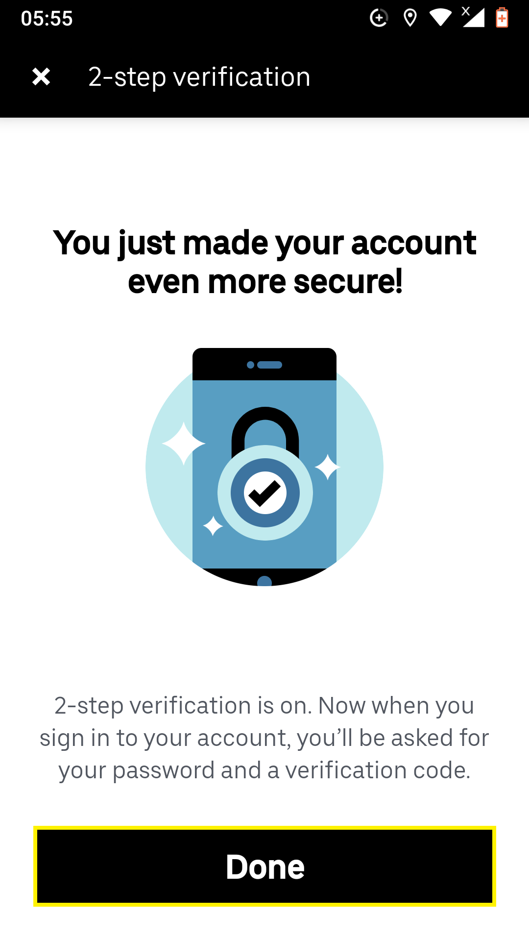 How To Set Up 2-Step Verification On Uber For Android