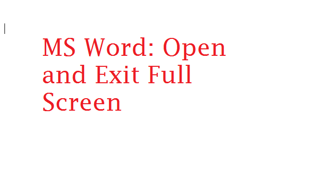 word documents open location on screen