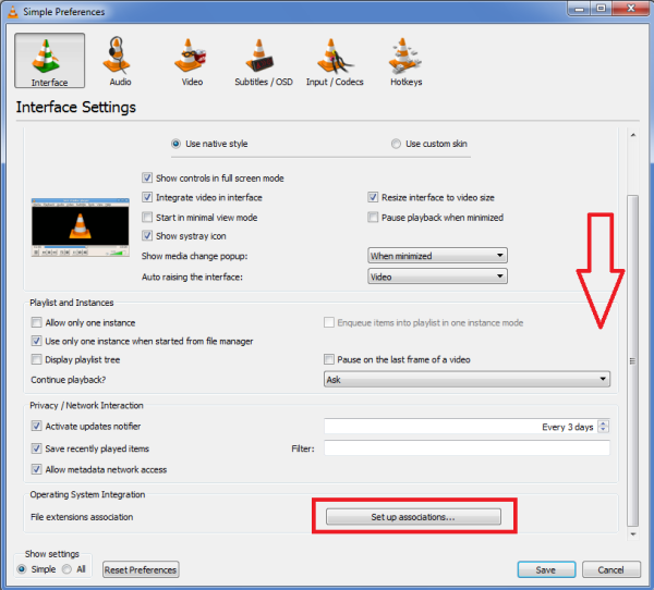 how to make vlc the default player on mac