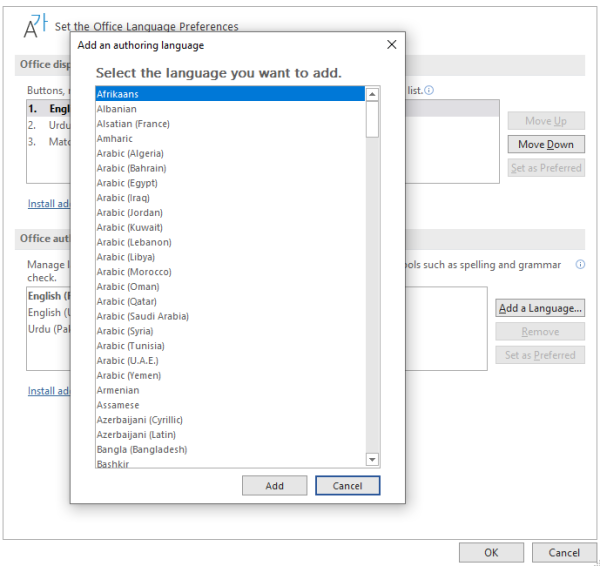 assignment word in other languages