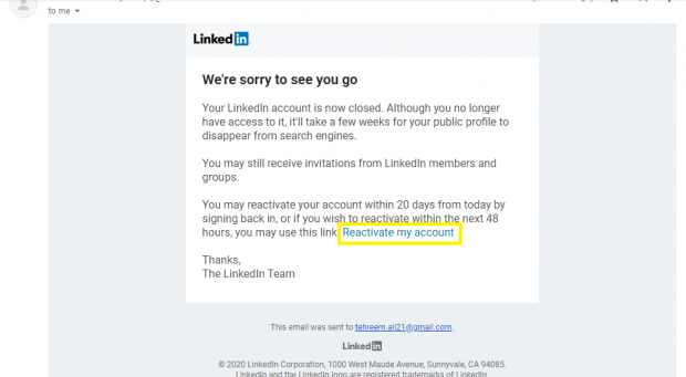 How to Deactivate and Reactivate LinkedIn Account