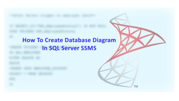 How To Create Database Diagram In SQL Server SSMS