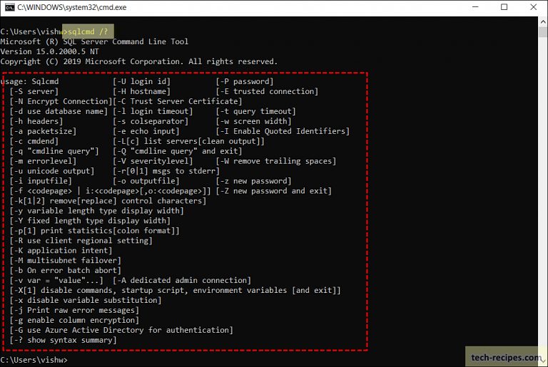 connect-to-sql-server-database-using-sqlcmd-utility