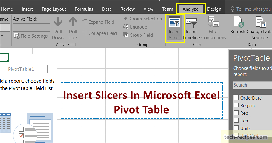 How To Use Slicers To Filter Data In Microsoft Excel