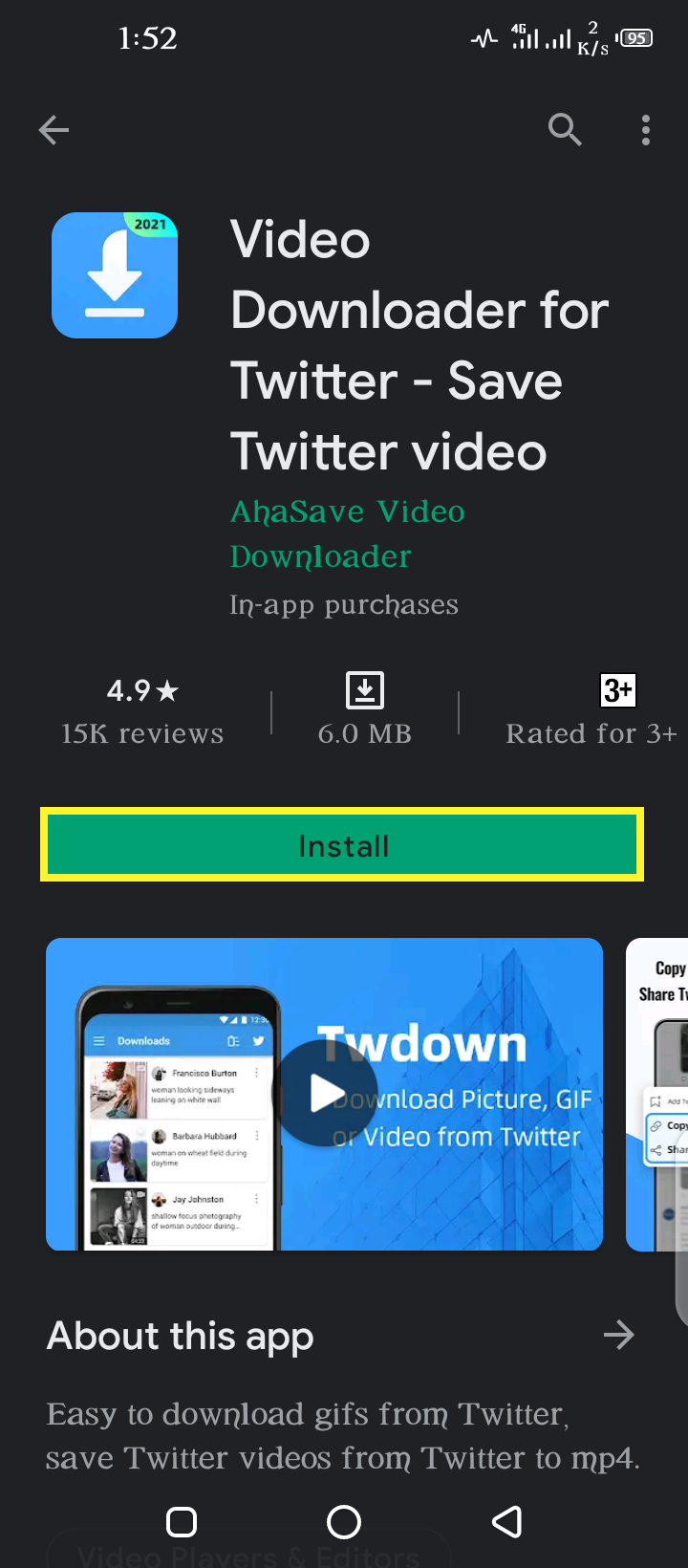 twitter video download by link