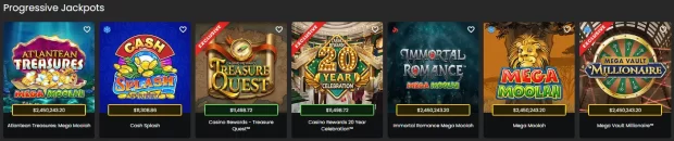 Zodiac Casino New Zealand Progressive Jackpots