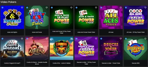 Zodiac Casino New Zealand Video Poker