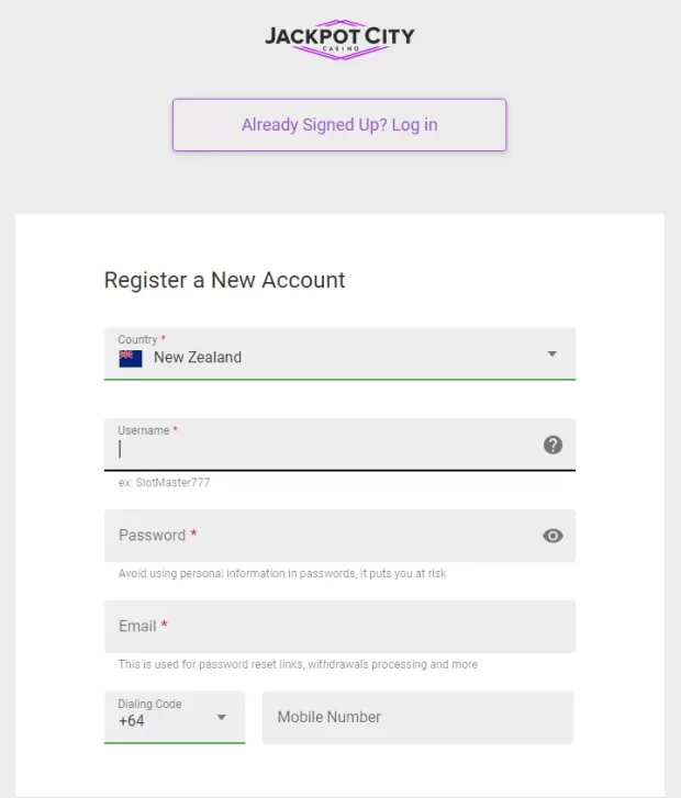 Registration Form