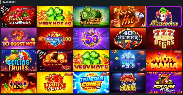 Betwinner Slots Selection