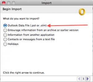 where is the pst file for outlook stored on mac