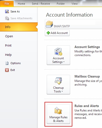 Outlook 2010 How To Set Up A Short Delay For All Messages You Send